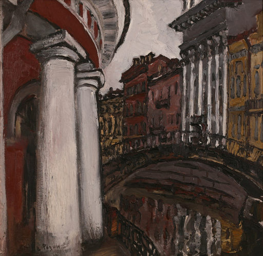 Victor ROZIN - Painting - Leningrad