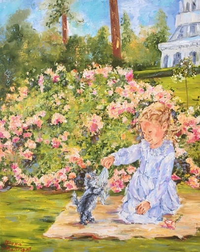 Diana MALIVANI - Gemälde - En plein jeu