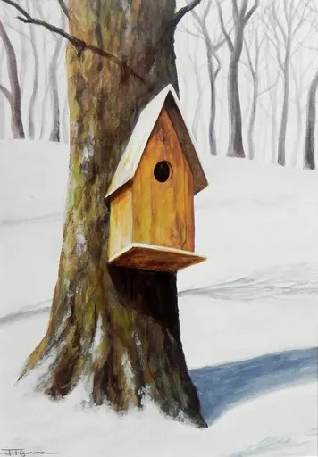 Julio FIGUEROA BELTRAN - Peinture - Study for the Sound of Winter