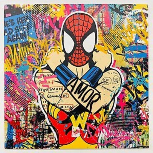 AÏROH - 绘画 - AIIROH (1987) - " Spiderwoman"