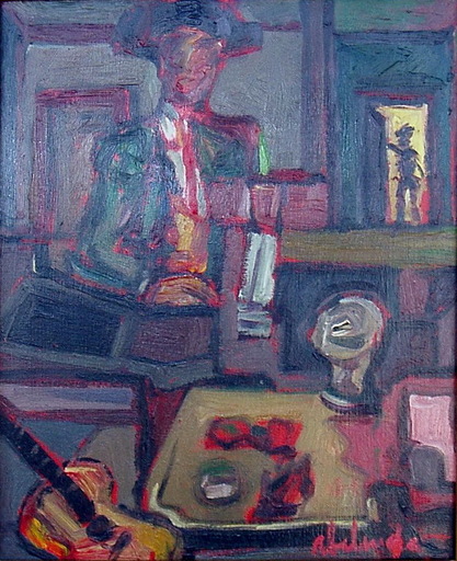 Alfonso ABELENDA ESCUDERO - Painting - torero 