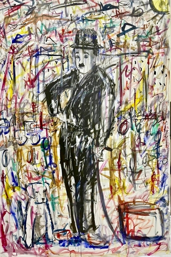 KIKO - Painting - Chaplin