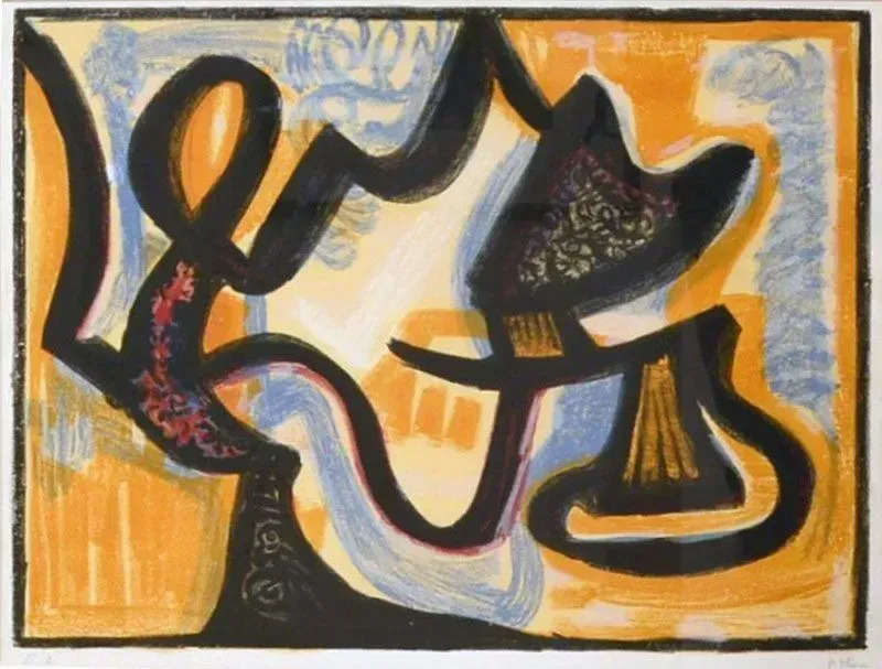 Get Wallpaper Le Simoun By Jean Michel Atlan Buy Art Online Artprice For iPhone Free