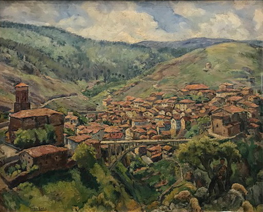 Juan Luis LOPEZ - Gemälde - ORTIGOSA DE CAMEROS