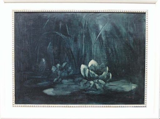 Adrianus Johannes Jacobus DE WINTER - Gemälde - "Water Lily" by Adrianus de Winter, ca 1920  