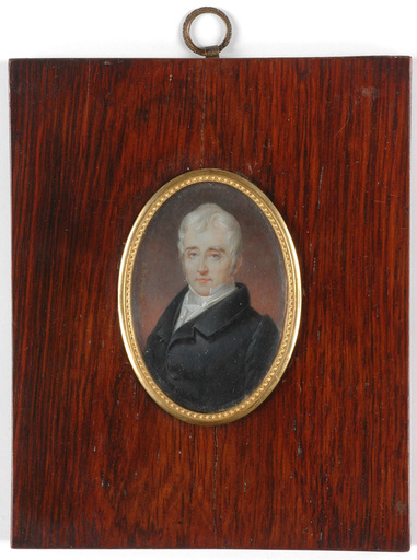 Etienne BOUCHARDY - Miniature - Etienne Bouchardy (1799-1850) "Portrait of a gentleman"