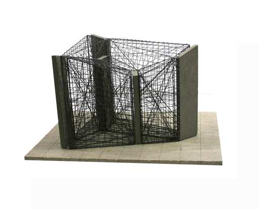 Giuseppe UNCINI - Skulptur Volumen - 90-048-M Spazi di Ferro (Maquette)