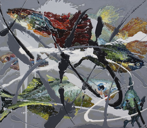 ZHAO Dewei - Gemälde - Fish Series - Fish