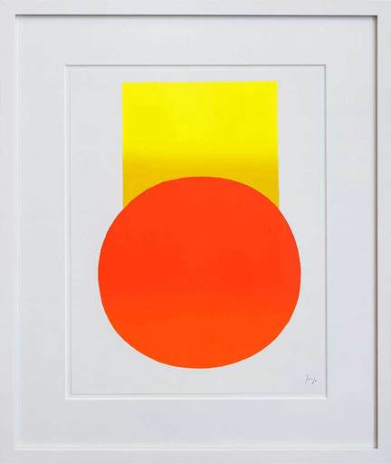 Rupprecht GEIGER - Print-Multiple - Gelb zu Orange