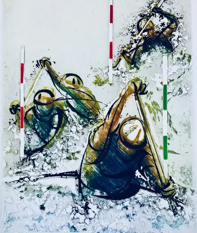 canoe by alain bar buy art online artprice