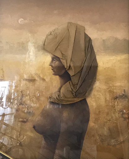 Carmelo NINO - Peinture - Mujer con Turbante