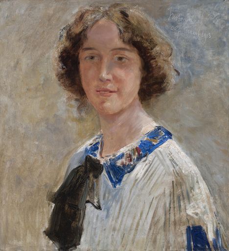Simon MARIS - Pintura - Portret of a young woman