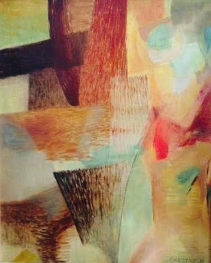 Christine BOUMEESTER - 绘画 - Composition, 1952