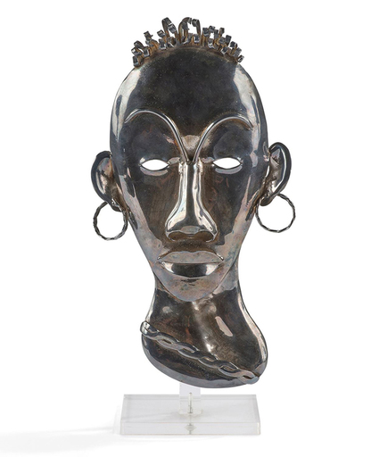 Franz HAGENAUER - Sculpture-Volume - Portrait of an African woman
