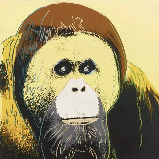 安迪·沃霍尔 - 版画 - Orangutan (F. & S. II. 299)