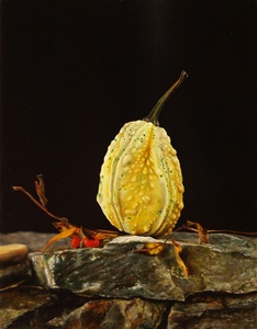 Riccardo GIRAUDO - Gemälde - Zucca su roccia