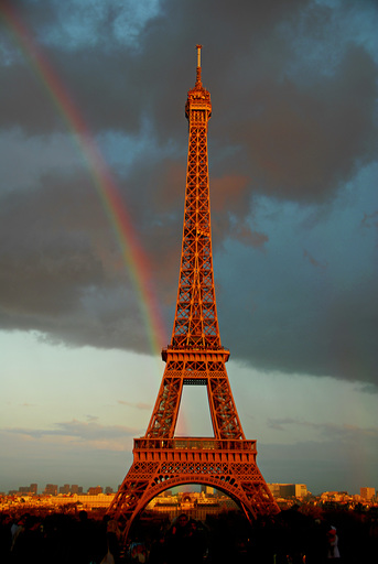 Michael K. YAMAOKA - Fotografia - Rainbow at the Eiffel Tower