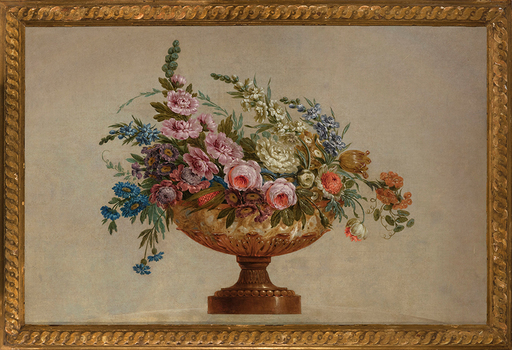 Luis PARET Y ALCAZAR - Peinture - Jarrón con flores