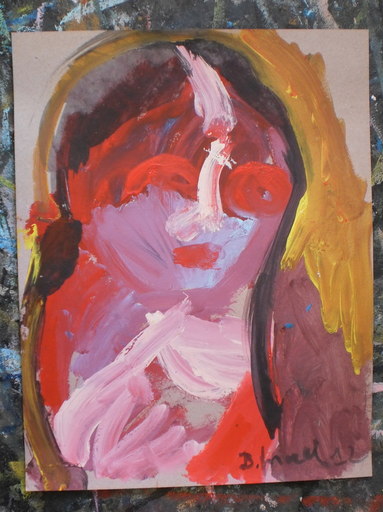 Bernard MOREL - Painting - FEMME