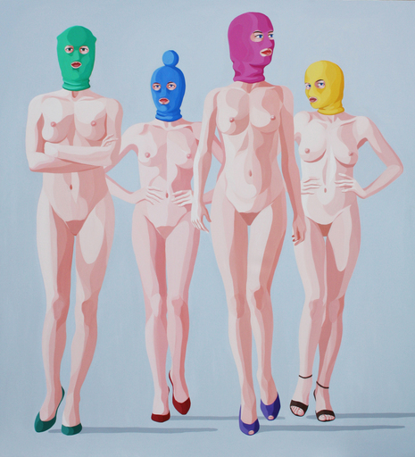 Giuseppe VENEZIANO - Peinture - Pussy Riot