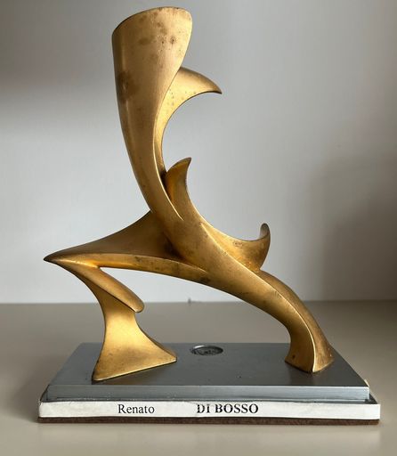 Renato DI BOSSO - Sculpture-Volume - Uomo in corsa-dinamismo muscolare