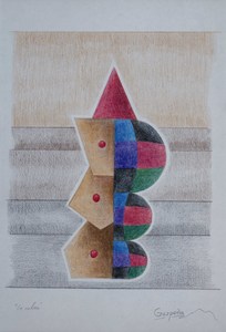 Enrique RODRIGUEZ GARCIA - Drawing-Watercolor - La calma