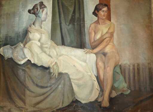 Angeles BENIMELLI - Painting - "Women bodie´s study 1"