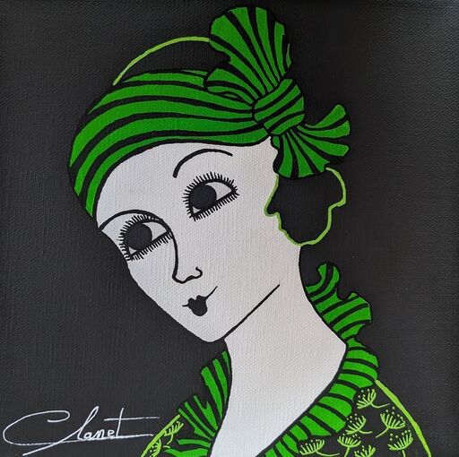 Véronique CLANET - Peinture - Neigeline 2