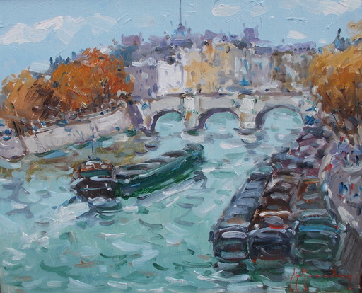 Guy LEGENDRE - Peinture - Automne à Paris