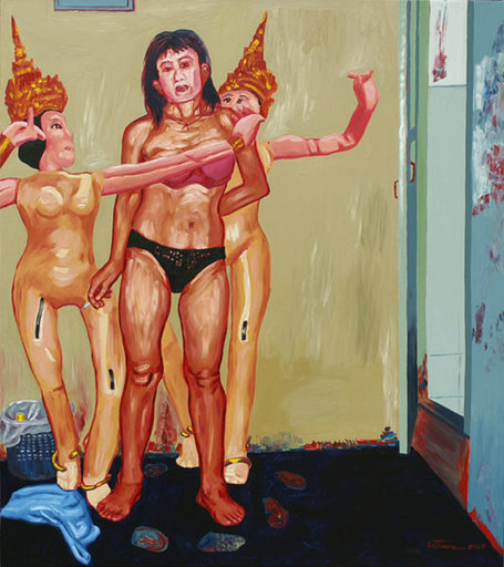 Kritsana CHAIKITWATTANA - Painting - Venus in a Thai Contemporary Dance