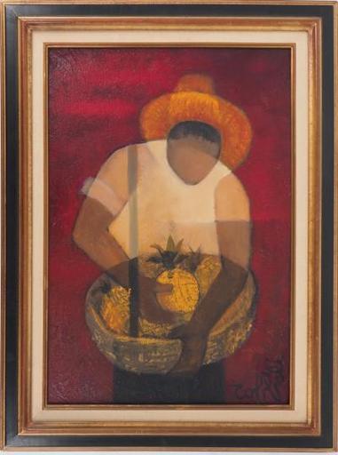 Louis TOFFOLI - Gemälde - Brazil : Man with Pineapple