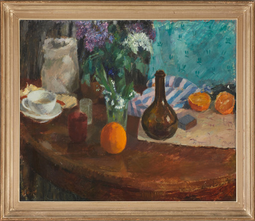 Jean CARZOU - Painting - c.1939 Nature Morte aux oranges