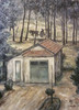 Toshio BANDO - Painting - Vue de l'atelier de l'artiste