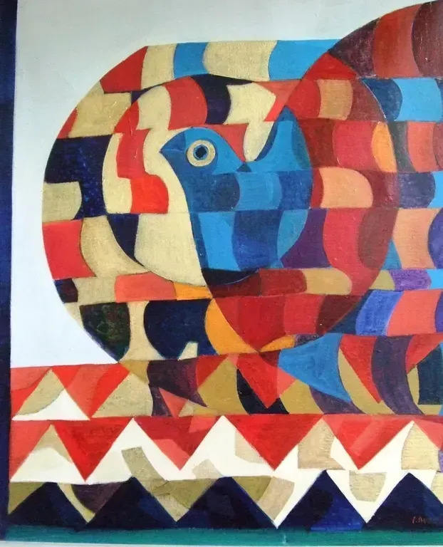 Bird Composition By Simon Avissar Buy Art Online Artprice