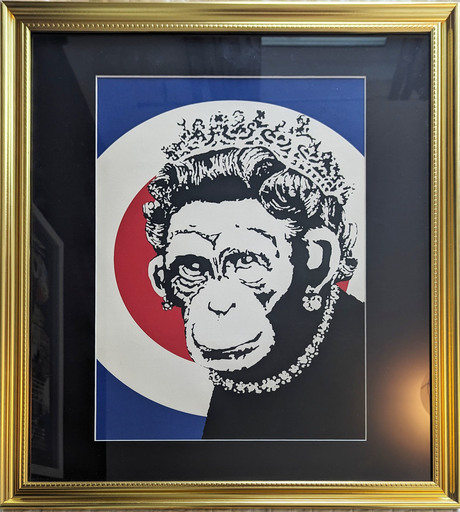BANKSY - Print-Multiple - Monkey Queen (unsigned)