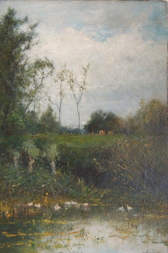 Marinus HEIJL - Pittura - Dutch landscape