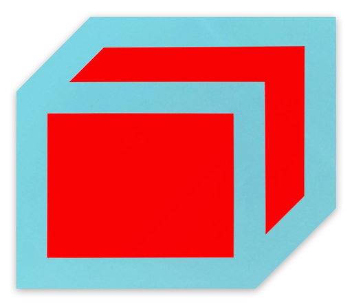 Brent HALLARD - Pittura - Gong (Red, Blue)