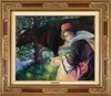 Georges MANZANA-PISSARRO - Gemälde - Bretonne à la Vache