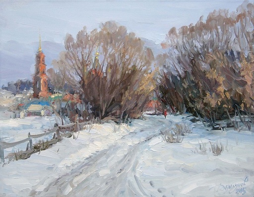 Yuriy DEMIYANOV - Painting - Février