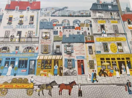 Hotel Bellevue by | Michel DELACROIX | buy art online | artprice