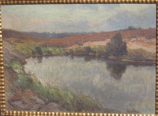 Toni WOLTER - Gemälde - Landschaft in der Eifel