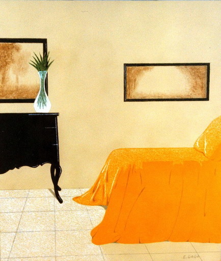 Elena GAGO - Peinture - dormitorio