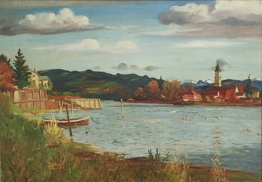 Theo CHAMPION - Painting - Lindau am Bodensee