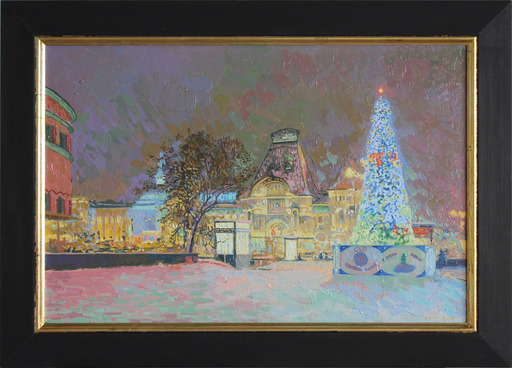 Simon L. KOZHIN - Peinture - New Year. Yaroslavsky station