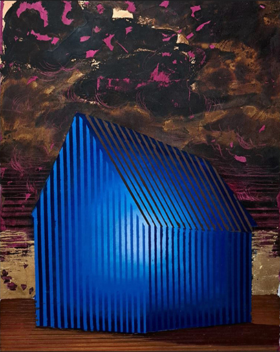 Salvatore ALESSI - Painting - La casa respira4