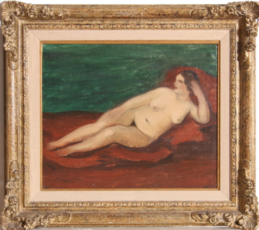 André DERAIN - Peinture - Reclining Nude