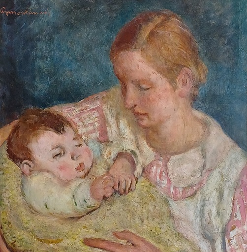 Giuseppe MONTANARI - Pintura - maternità