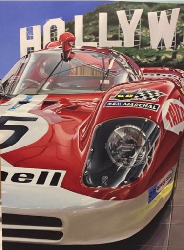 Enrico GHINATO - Pintura - Ferrari 512 S Holllywood