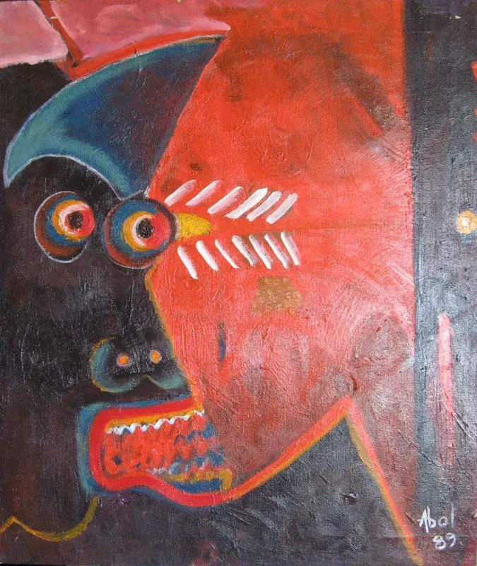 La Crie de King-kong ( Le Cri ) | Abol ATIGHETCHI | vente en ligne art |  artprice