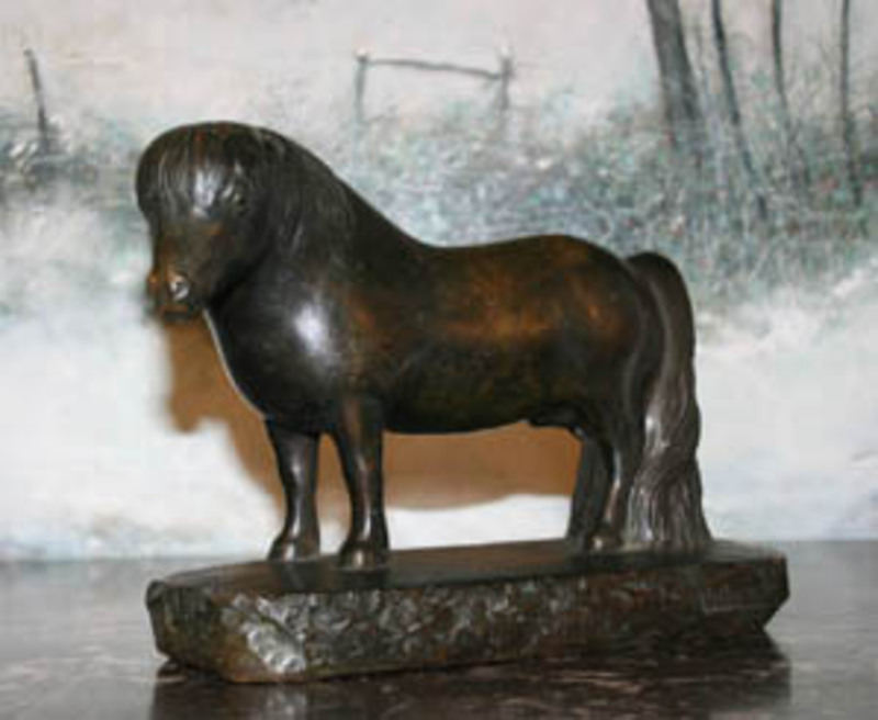 Georges HILBERT - Escultura - Petit poney